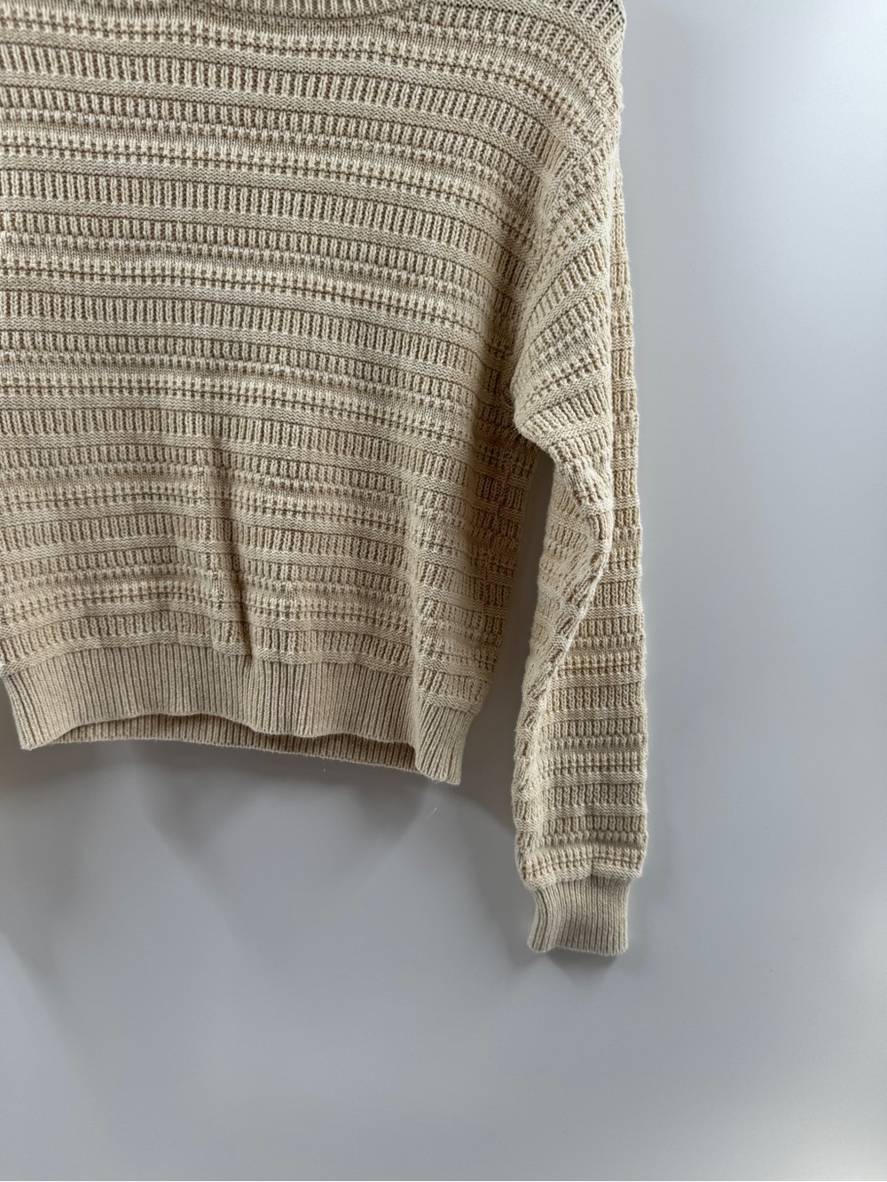 Universal Thread Cream Textured Knit Sweater – Women's XS - Picture 3 of 8